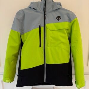 Descente Ski Jacket (Green, Grey, Black) - Boys size 10